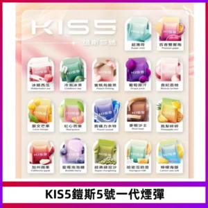 KIS5煙彈 KISS鎧斯5號一代菸彈|兼容一代主機#台灣現貨#
